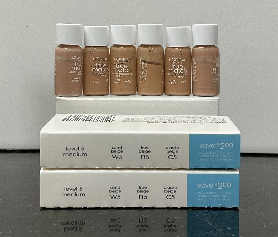 L'Oreal True Match Super-Blendable Makeup W5 N5 C5 3x0.10 Oz  Lot Of 2 - Image 4 of 4