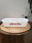 VTG Fire-King Milk Glass Primrose Loaf Pan Casserole Fridge Dish Excellent 1Qt
