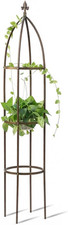 Garden Obelisk Trellis 100 Metal Heavy Duty 5.5 Ft for Climbing Vines  Upgrade