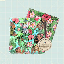Disney Moana Tropical Flowers DBP 1 Yard each Fabric Seamless Design Appr59x36