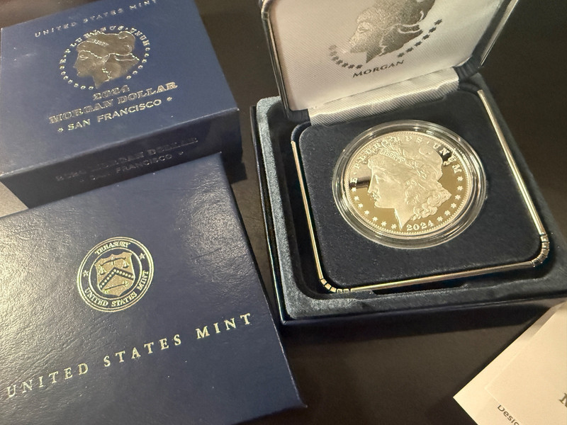 2024 S Morgan Silver Dollar US Mint PROOF New in Box COA  24XF  🌟