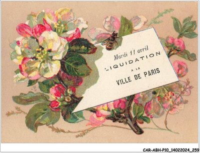 CAR-ABHP10-1934-CHROMOS - Mardi 11 April - Clearance À La Ville De Paris - B