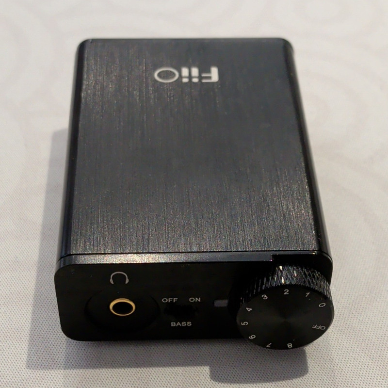 FiiO Olympus 2 E10K Portable USB DAC Headphone Amp, Bass Boost, Black