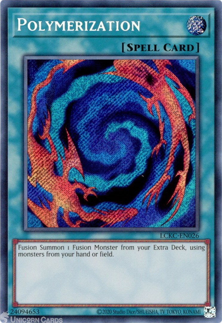 LCKC-EN026 Polymerization : Secret Rare UNL Edition Mint YuGiOh Card