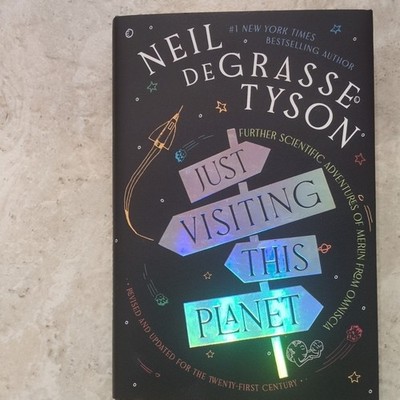 Neil deGrasse Tyson Just Visiting This Planet Revised Hardcover Science Dust Ja 