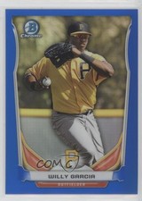 2014 Bowman Chrome Prospects Blue Refractor 129/250 Willy Garcia #BCP9 md3
