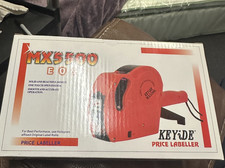MX-5500 8 Digits EOS Price Tag Gun Labeler Marking w/ Sticker Labels Ink Roller