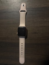 Apple Watch Series 5 40mm Aluminum Gold Case Pink Sand Sport Band - MWV72LL/A