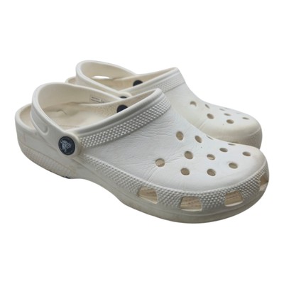 Crocs Shoe Unisex M5/W7 White Classic Clog Coastal Work Resort wear Beach 10001 