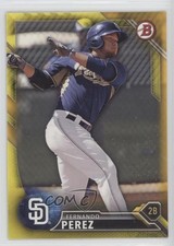 2016 Bowman Prospects Yellow Fernando Perez #BP128 1t6