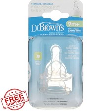 Dr. Brown's Natural Flow Nipples Y-Cut 9m 2 Pack
