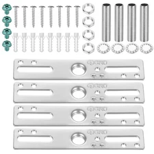 4 Inch Ceiling Light Fixture Mounting Bracket Kit, 4 PCS Light Crossbar Mount...