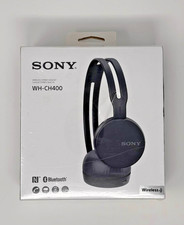 Sony WH-CH400 Wireless On Ear Headphones Black Brand New Factory Sealed