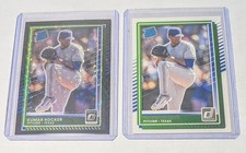 2025 Donruss Kumar Rocker Black Disco Circles, Base, And Stars Of MLB 3 Card Lot