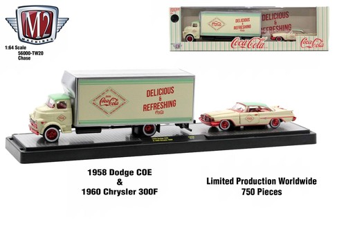 M2 Machines Coca Cola Hauler Red 750 LE Chase 1957 India