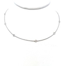 1.36 Carat Round Brilliant G VS2 Diamond 14 Karat White Gold Pendant Necklace