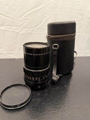 Read! Pentacon Electric 135mm f2.8 MC Lens M42 Mount Lens Rusted/ Slow Blades