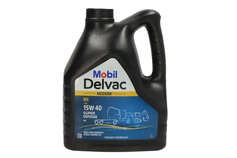 Olio motore 15W-40 15W40 SUP DEF V4 4L MOBIL - Immagine 3
