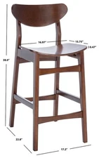Safavieh THAXTON COUNTER STOOL, Reduced Price 2172773369 BST1501D