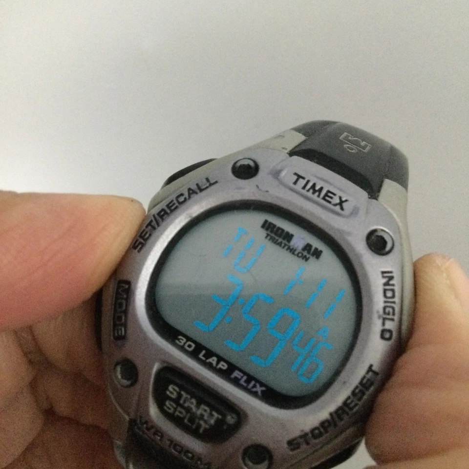 Timex Ironman Triathlon Watch Women 35mm 30 Lap Indiglo Day Date New Battery a1 - image 3 of 4