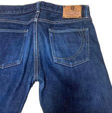 Momotaro Jeans G017-MZ Denim Pants Cotton Blue W30 Inseam 31.4in