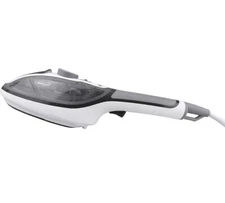 Brentwood Clothes Steamer and Iron Non-Stick, Handheld, White/Black 