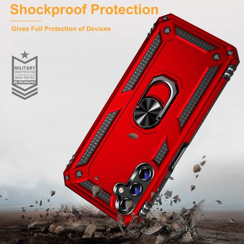 For Samsung Galaxy A25 5G Case Phone Cover Shockproof+ Tempered Glass Protector - Picture 25 of 38
