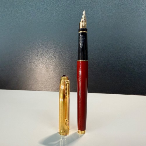 Parker 75 Fountain Pen Lacque Red 18K Gold Red Jewel - Picture 14 of 15