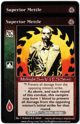 Superior Mettle x2 Third Edition V:TES VTES Vampire CCG