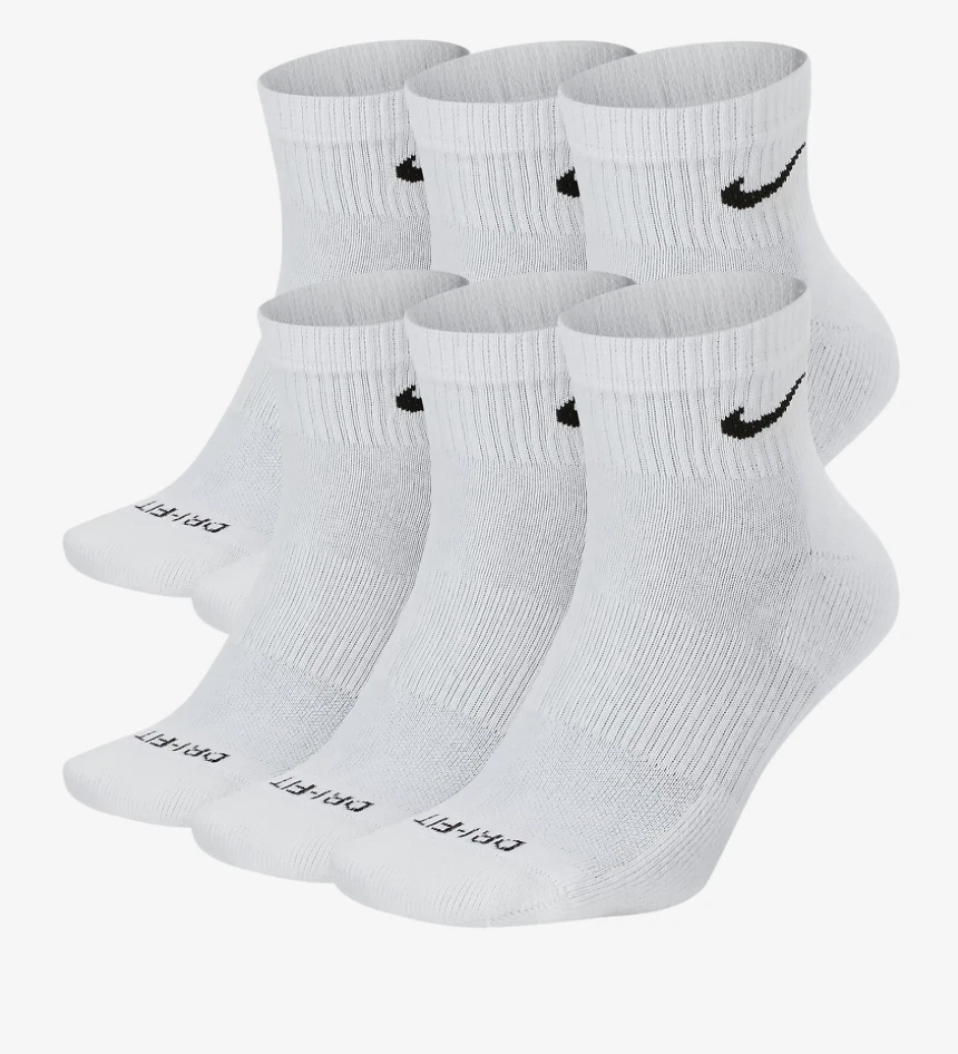 Mens NIKE Everyday Performance PLUS ANKLE Socks Pick 1 - 3 - 6 Pairs Dri  Fit NEW