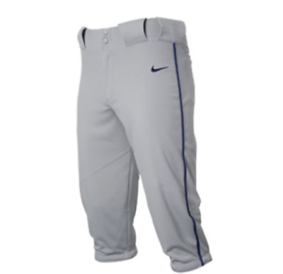 Download Nike Vapor Pro Piped High Half Knee Baseball Pants Gray ...