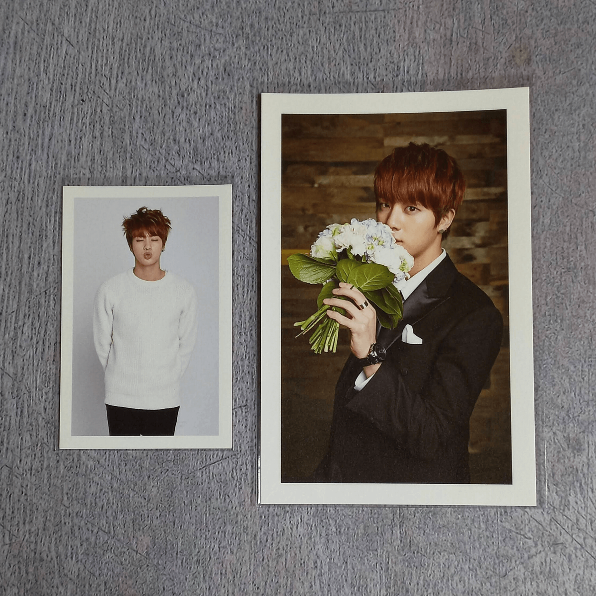 BTS 2015 2nd Army Membership Kit Official Photo Card - Jin Set of