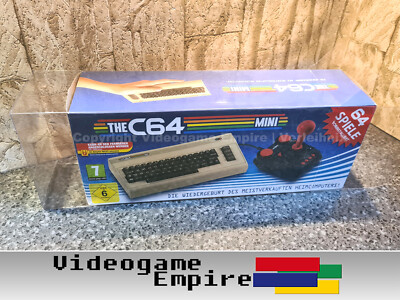 1x Schutzhülle 0,4mm Plastik für Commodore 64 C64 Mini Konsole OVP Box Protector