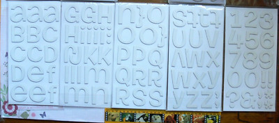 ROOTBEAR FLOAT  Plain Chipboard 88 WHITEThicker Sticker LRG 45-60mmH&8-65mmW L7B