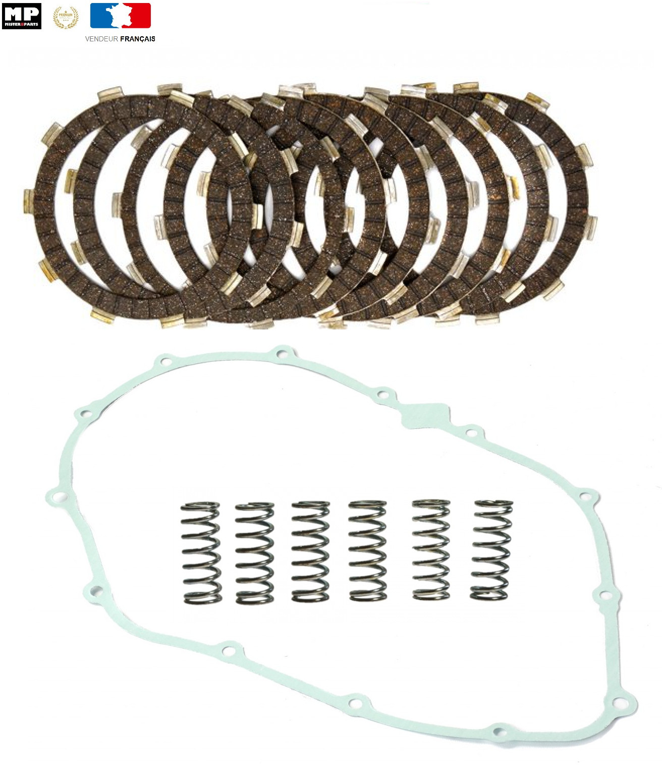 Kit embrayage complet Honda Magna 750 pour de longues balades en custom RC43