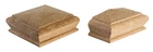 Staircase Newel Post Cap Pyramid Oak for 82mm Newels Full or Half Options
