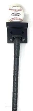 Baseball Bat Rack Display Holder 1 Full Size Bat 1 Ball Wall Mount