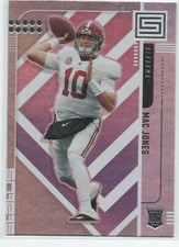 2021 Chronicles Draft Status #166 Mac Jones NEW ENGLAND PATRIOTS Rookie Card 35. rookie card picture