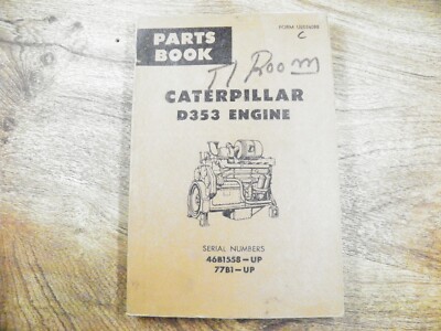 Manuals & Books - Caterpillar D353