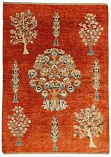 Ziegler design 230 x 176 cm hand knotted carpet Oriental carpet New