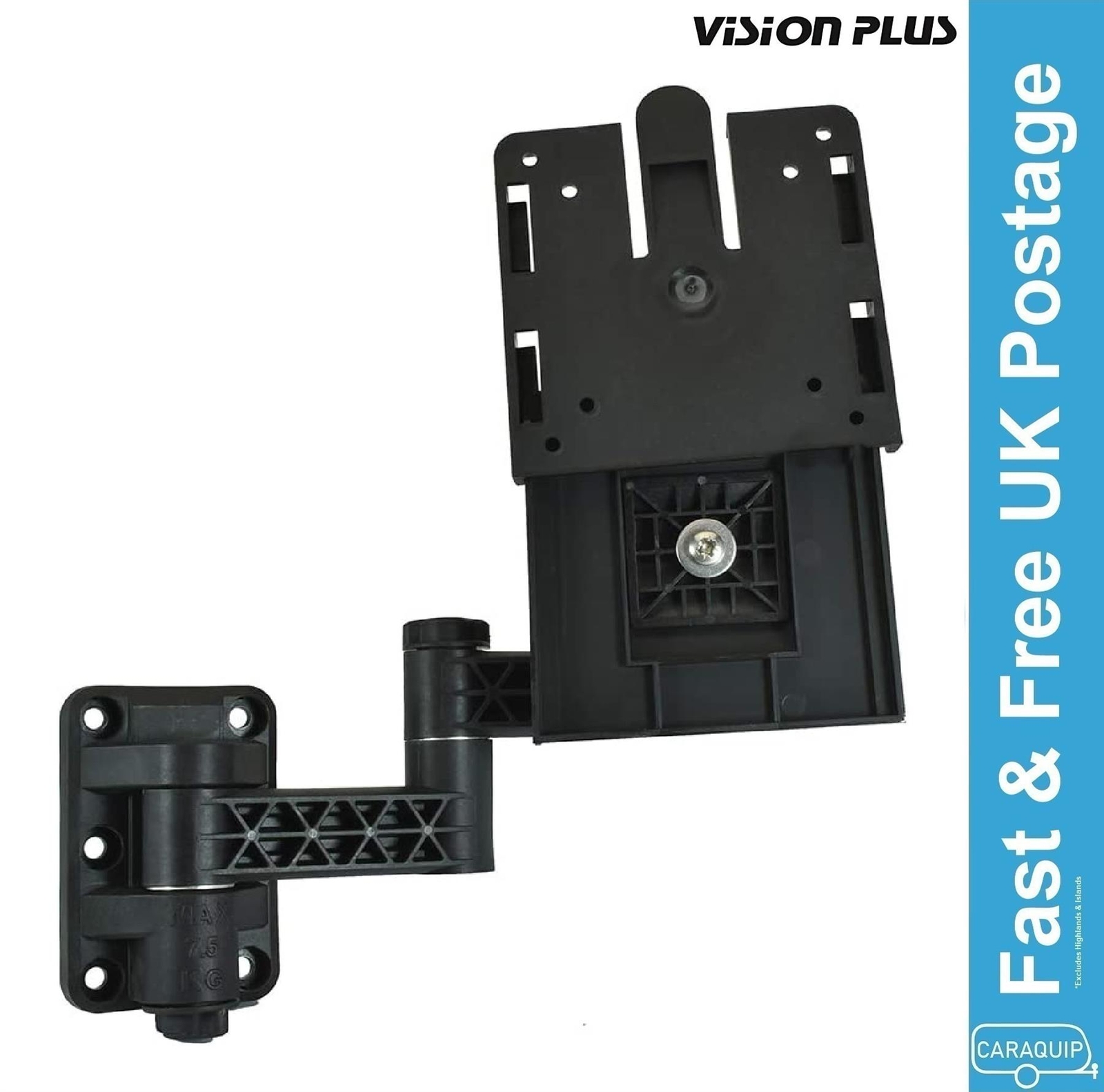 Vision Plus TV Bracket Quick Release Double Arm Boat Campervan Caravan
