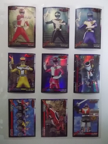 Super Sentai 25th anniversary card Wafer Morinaga Flashman Bioman Power Rangers - Picture 50 of 139