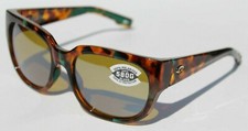 COSTA DEL MAR Waterwoman POLARIZED Sunglasses Shiny Palm Tortoise/Sunrise 580G