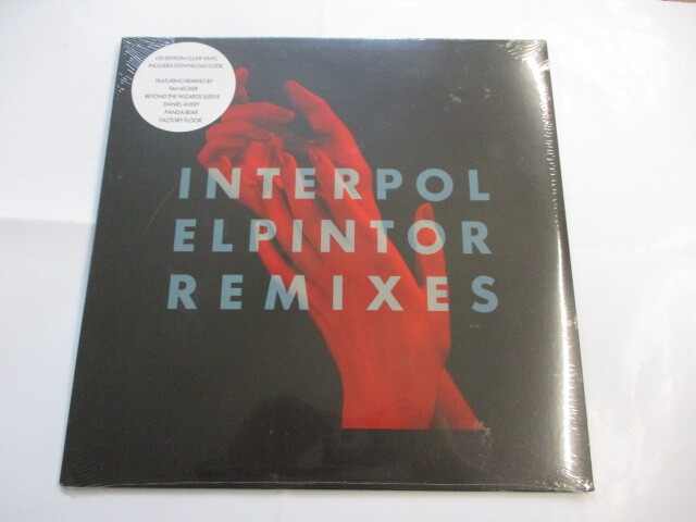 INTERPOL - EL PINTOR REMIXES - LP CLEAR VINYL NEW SEALED 2015 RSD