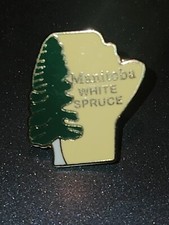 Manitoba White Spruce Lapel Hat Pin