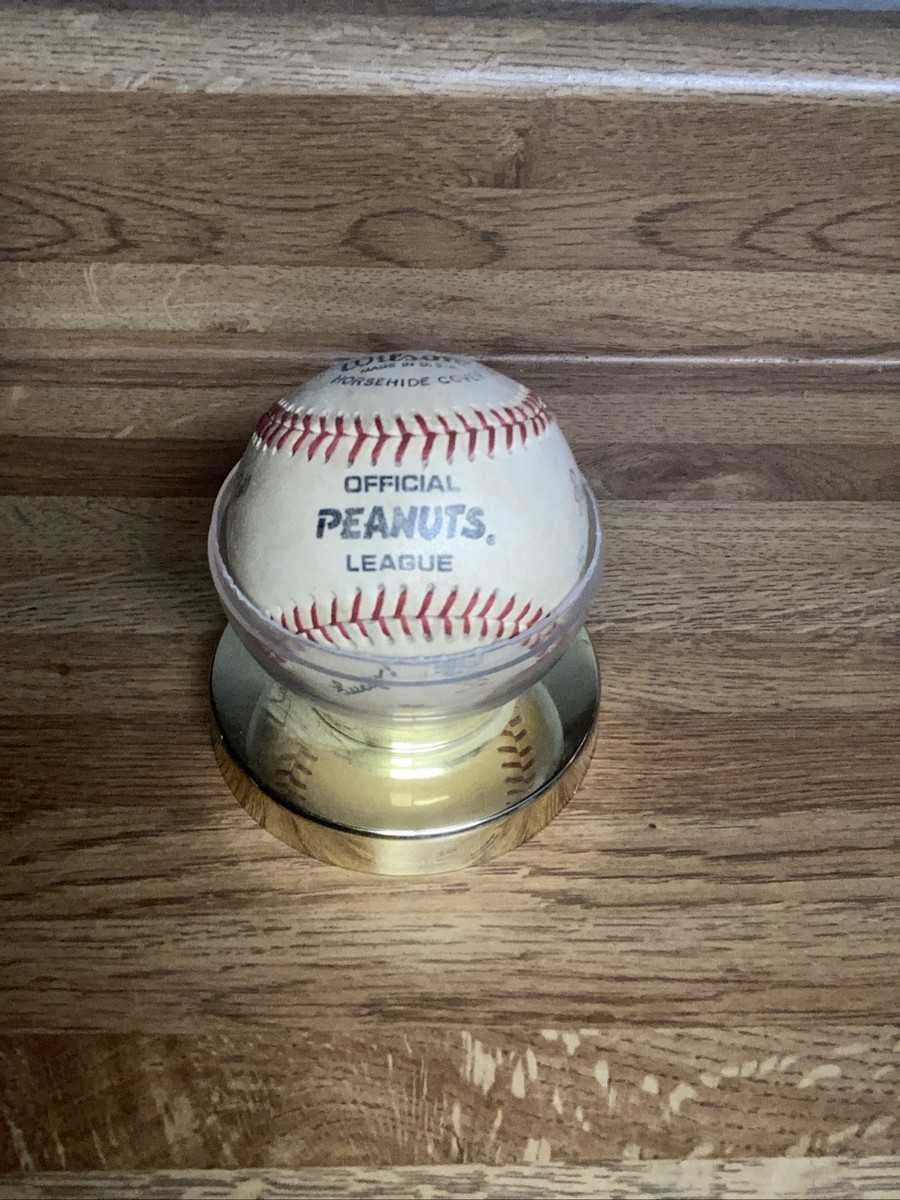 RARE Vintage Wilson Official Peanuts League Signed Baseball