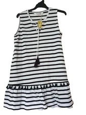 Beautiful Size XXS (12) Taking Shape 3/4 Sleeve 100% Cotton Top Tassels BNWT