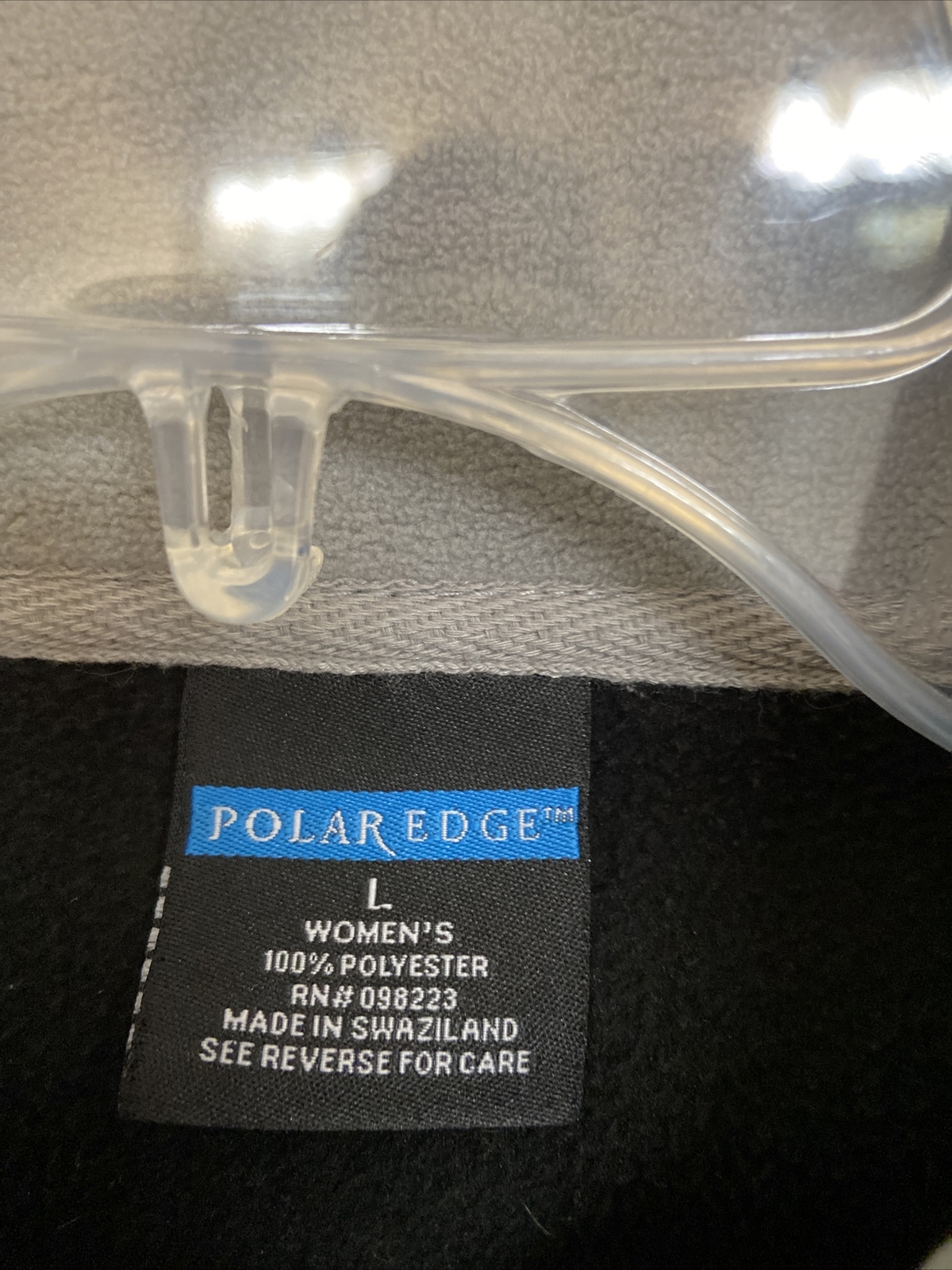 Polar Edge Women’s L 1/4 zip pullover Fleece LS shirt eBay