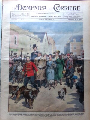 La Domenica del Corriere 3 April 1932 Borsa Milano Jamara Nidi Cesari Brescia