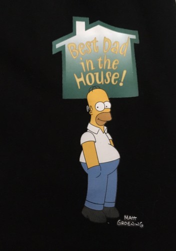 Die Simpsons - Homer Best Dad In The House schwarze Boxershorts Medium Neu - Bild 7 von 7